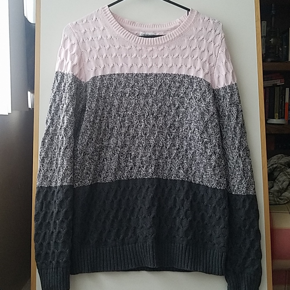 Croft and Borrow knit 3-tone sweater